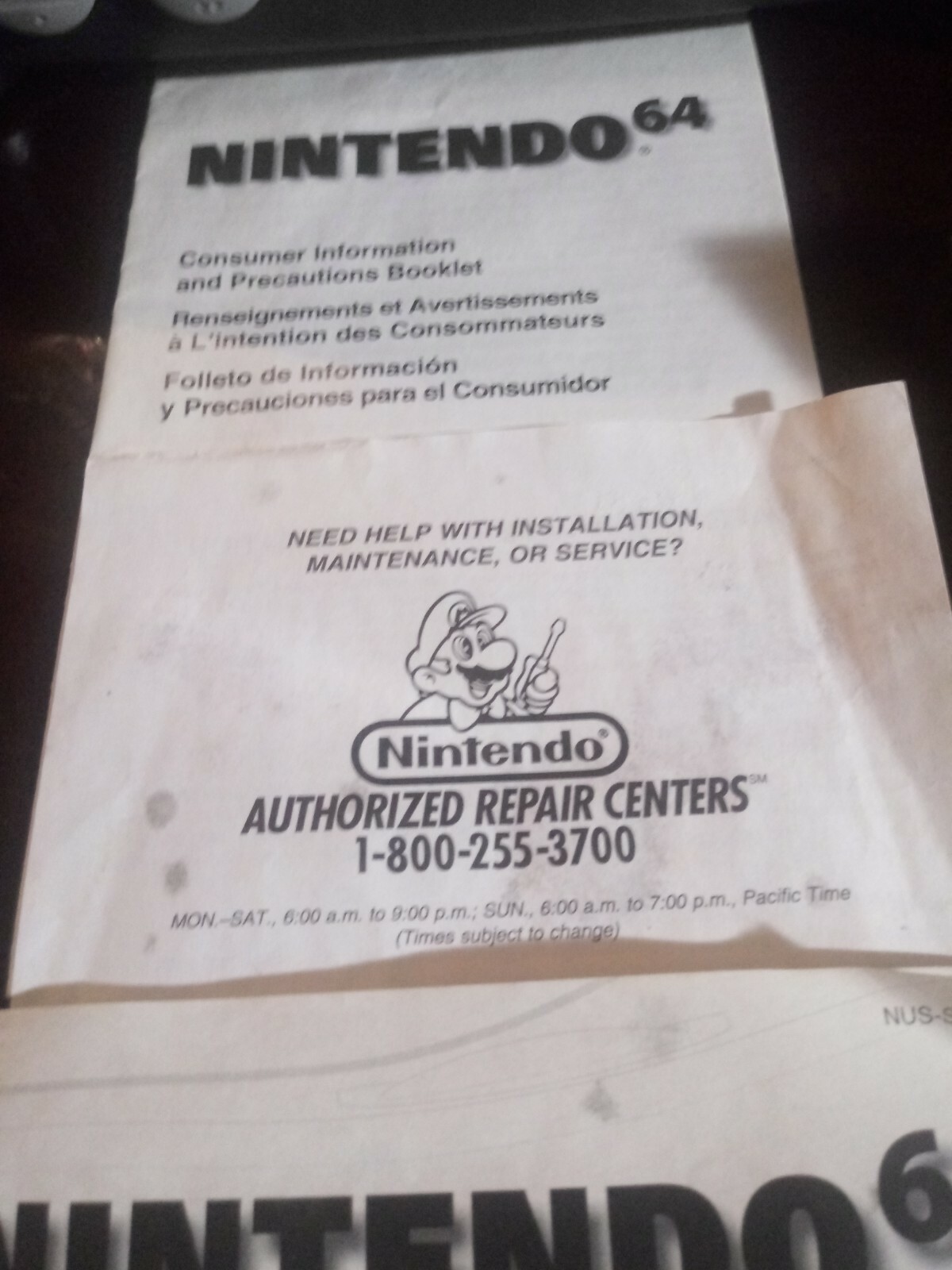 Nintendo N64 Original System Console with “New” ORIGINAL CONTROLLERS