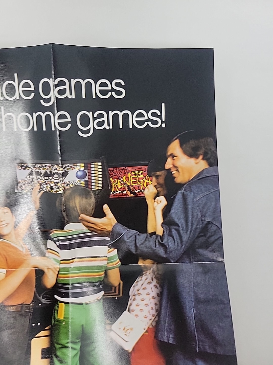 Taito Nintendo NES 1990 Fold Out Insert Advertisment Arcade Home Game TAI-NES-US