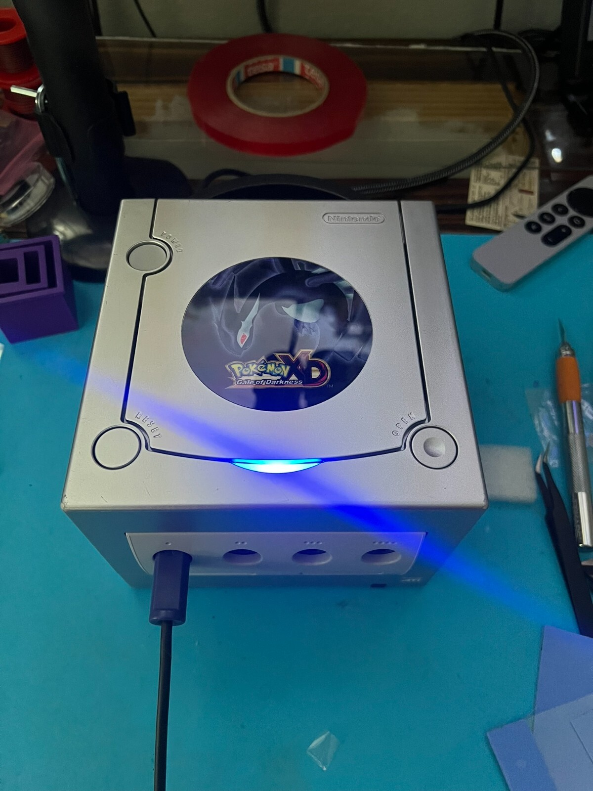 Nintendo GameCube Bundle AUTHENTIC, INTERNAL HDMI CONVERSION, LED, CUSTOM