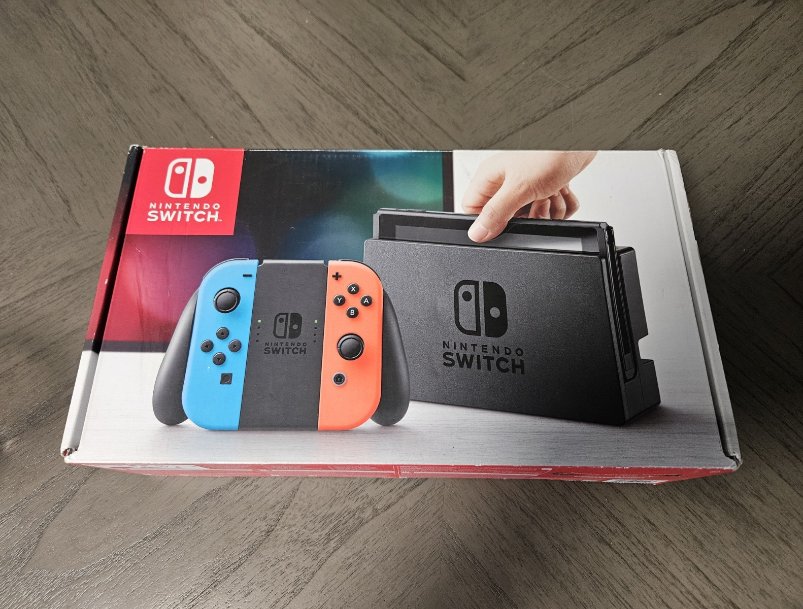 Nintendo Switch Console 32GB Neon Red/Blue Joy-Cons Dock HDMI Region Free Box