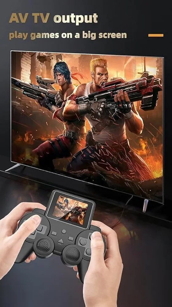 S10-Gamepad -Controller With Screen & 520 Built In Games Wireless Connect To TV