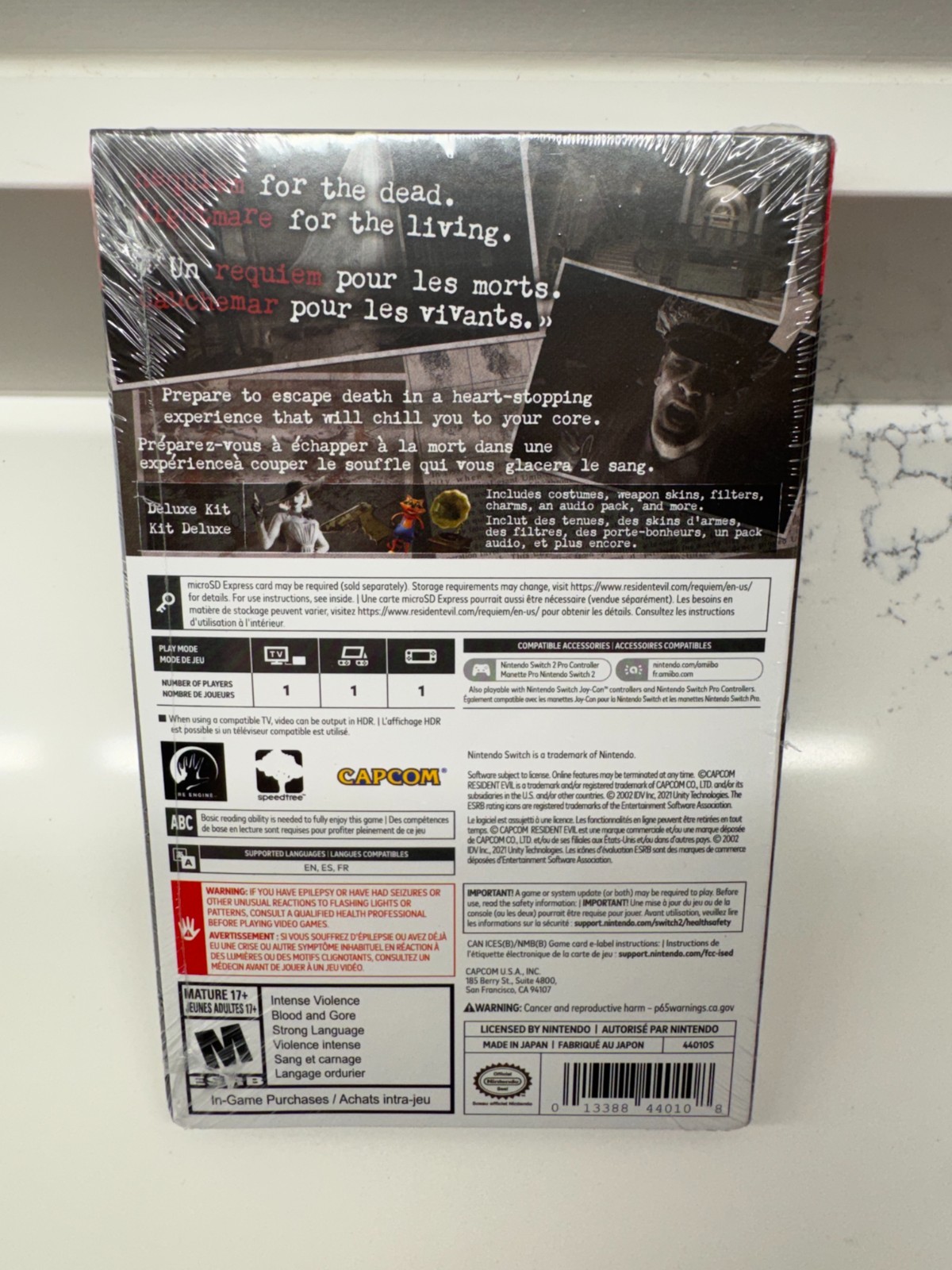 Resident Evil Requiem Deluxe Edition Steelbook (Game-Key Card) Nintendo Switch 2