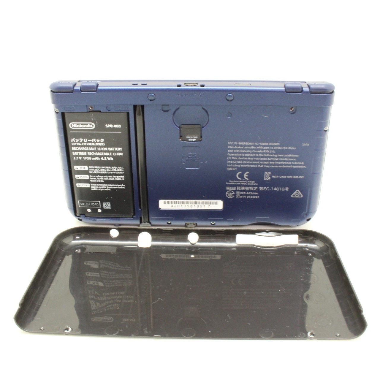[ TOP MINT IN BOX ] NINTENDO NEW 3DS XL Metallic Blue Console From Japan 4316