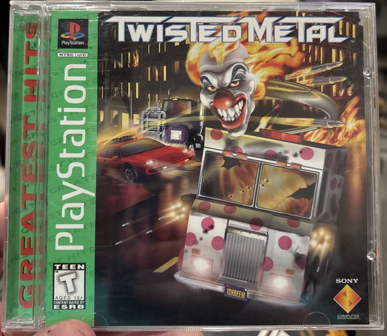Twisted Metal Greatest Hits PS1 CIB Complete Tested Authentic Sony PlayStation