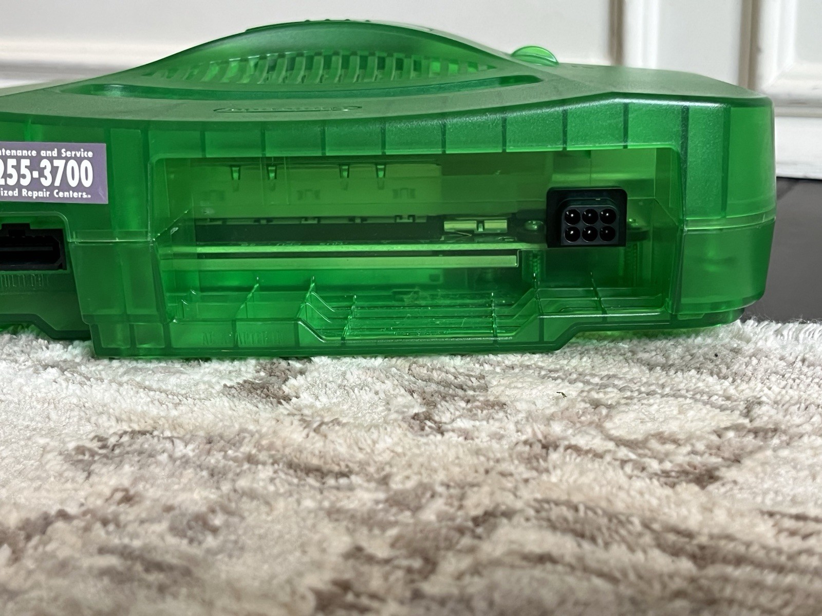 Nintendo 64 Funtastic Clear Jungle Green Console Only NUS-001 Tested NICE SHAPE
