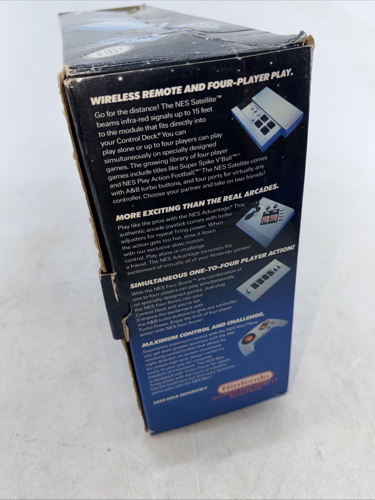 Oval Seal NES Action Set BOX ONLY Nintendo 1990 🔥