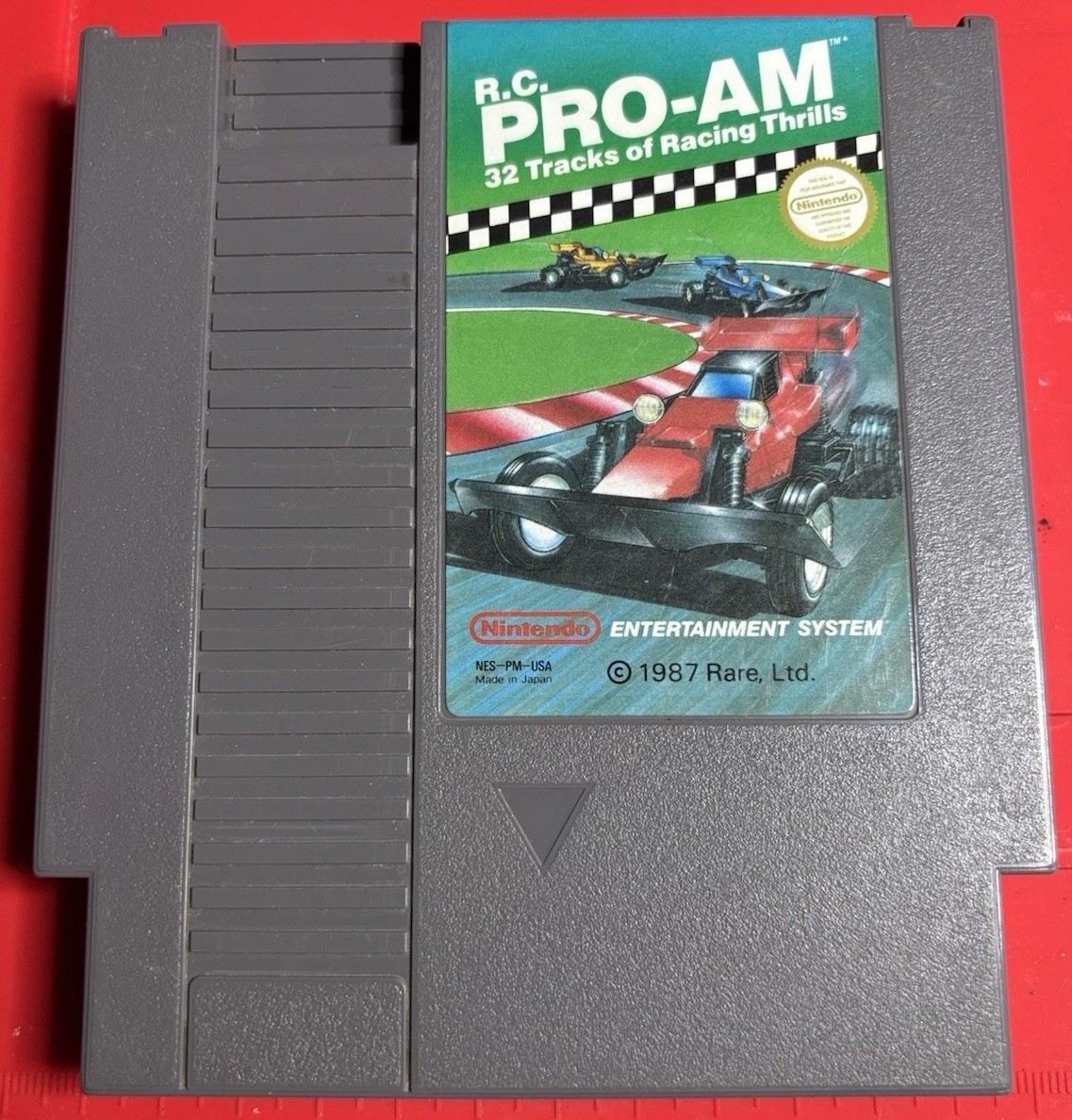 R.C. Pro-Am NES – Original 1987 – Cleaned/Tested Working – Authentic