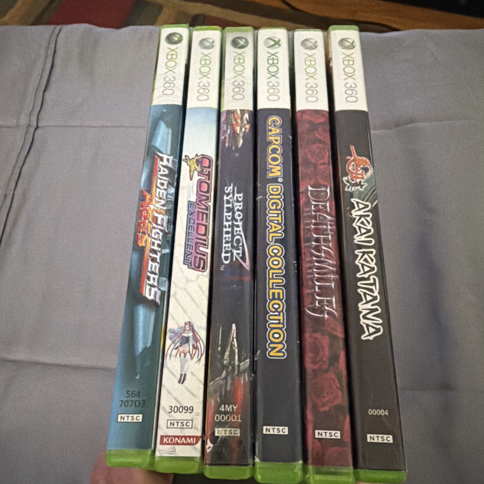 Xbox 360 Shmup Lot 6 Games Raiden Fighters Aces Deathsmiles Capcom Shoot’em up