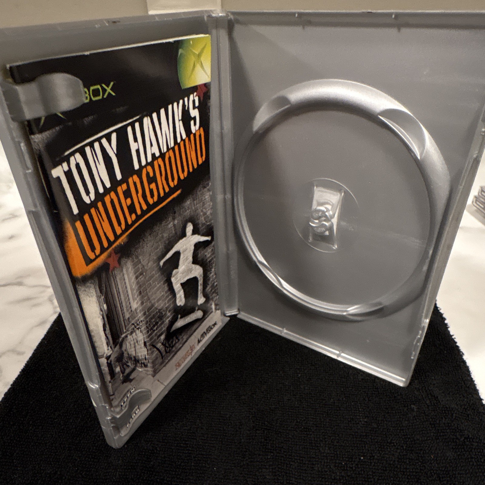 Microsoft Xbox Tony Hawk’s Underground Platinum Hits DVD Keep Case w/ Cover Art