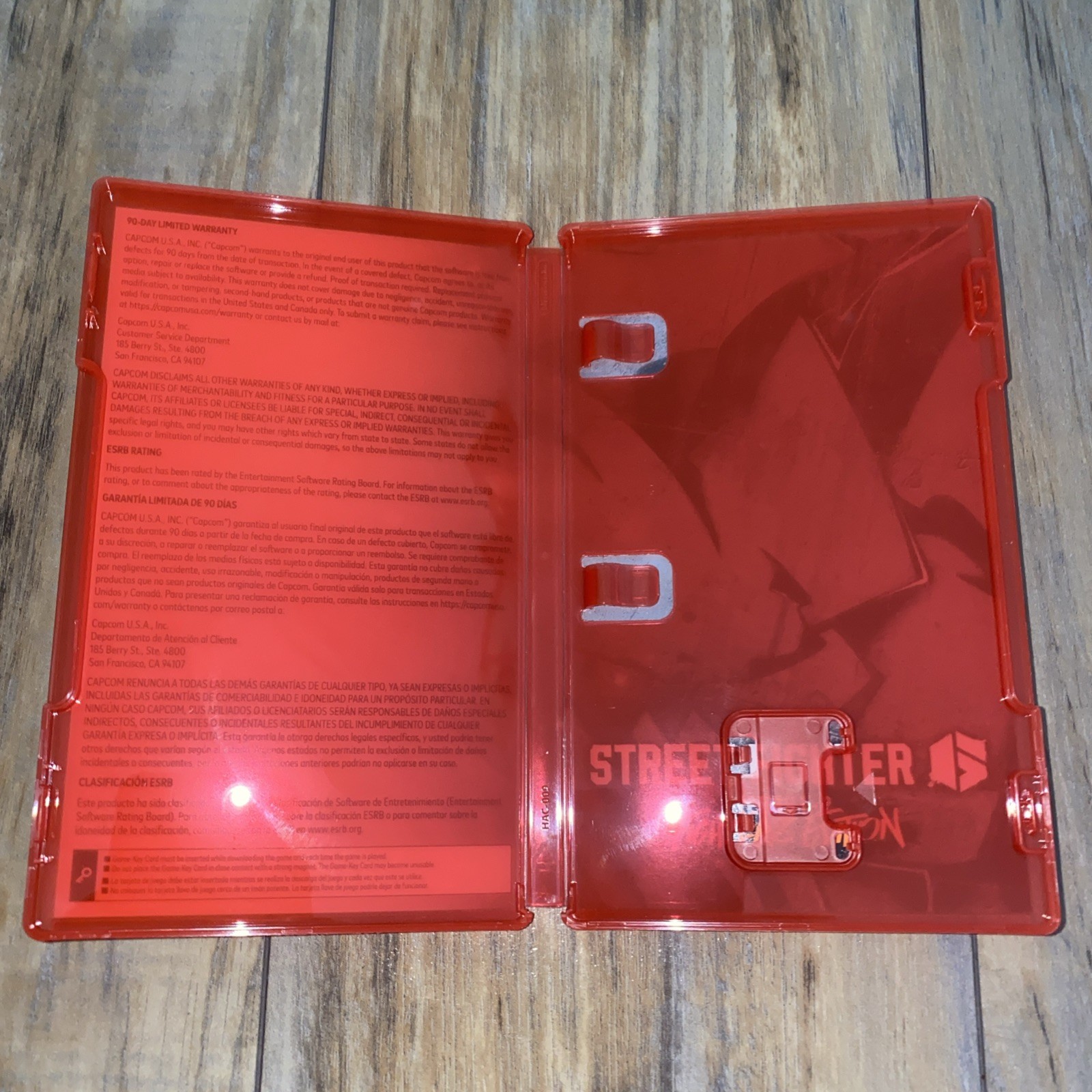 Street Fighter 6 Year 1-2 Fighters Edition (Switch 2) AUTHENTIC REPLACEMENT CASE