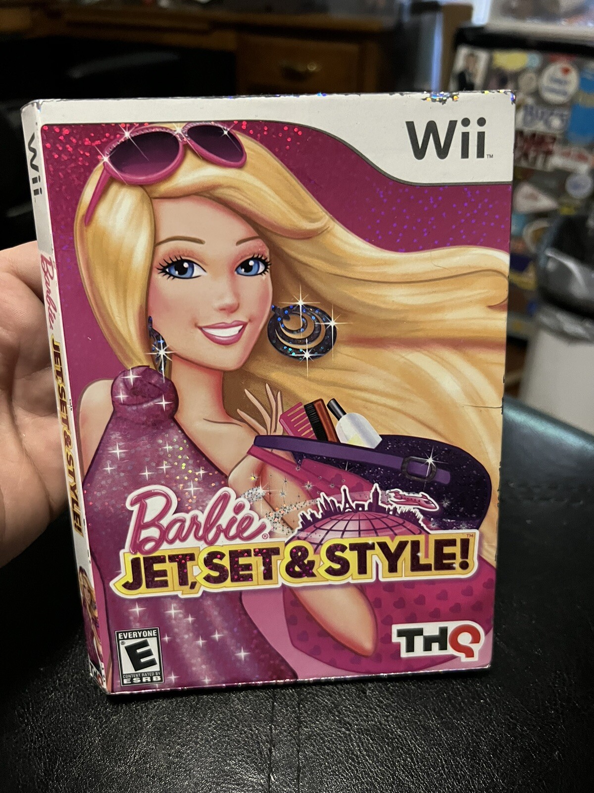 Barbie: Jet, Set & Style Nintendo Wii SLIPCOVER ONLY *NO GAME* Authentic