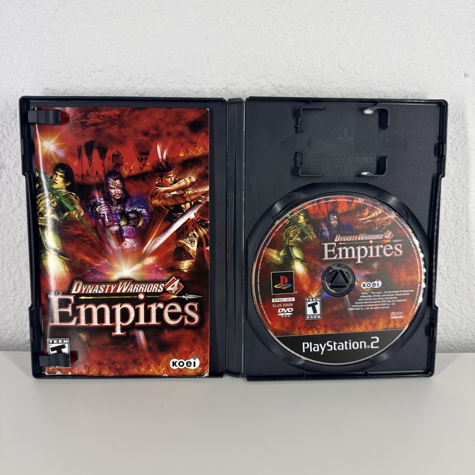 Dynasty Warriors 4: Empires (Sony PlayStation 2, 2004) PS2 CIB Complete Manual
