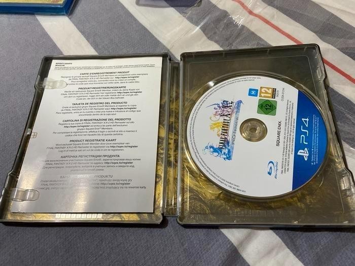 Limited Steelbook Edition Used Tested PS4 Final Fantasy X X-2 HD Remaster