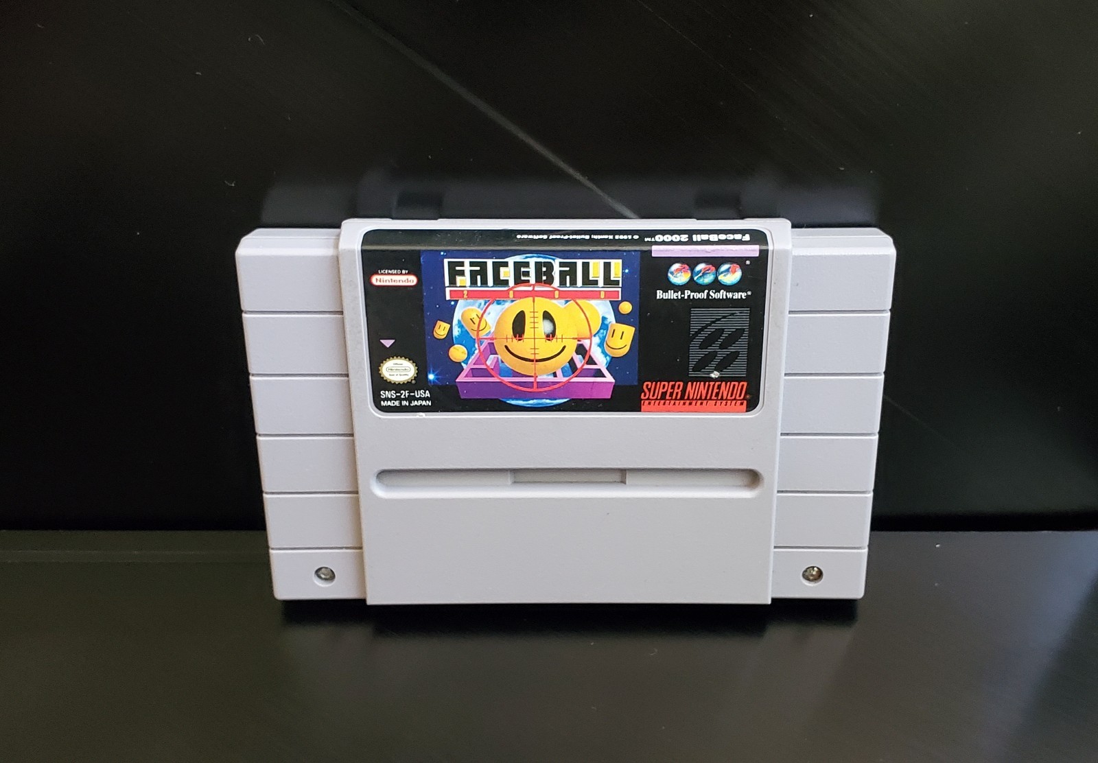 🔥Faceball SNES Game VERY GOOD – Tested Works!