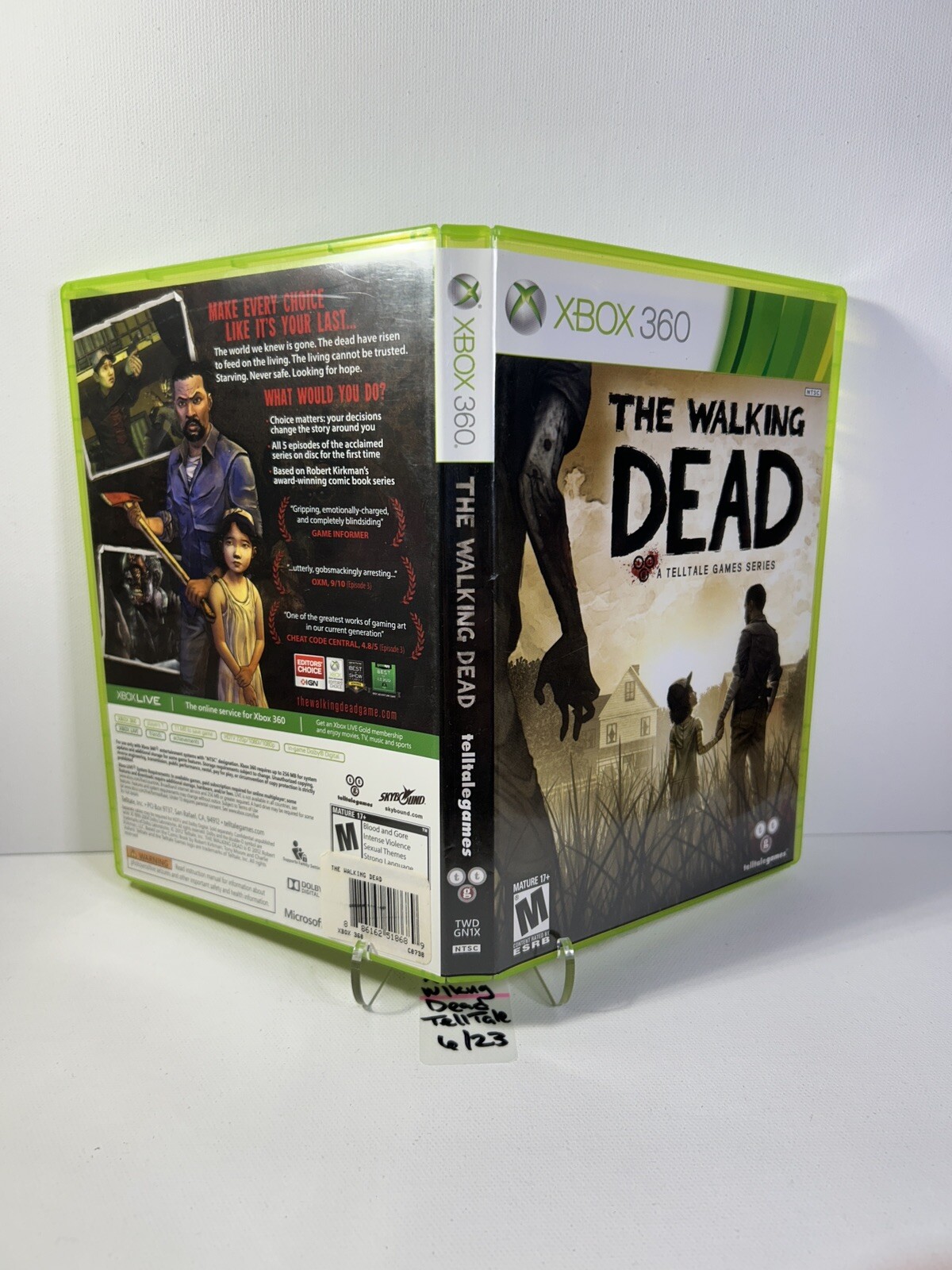 The Walking Dead: A Telltale Games Series (Microsoft Xbox 360, 2012) COMPLETE