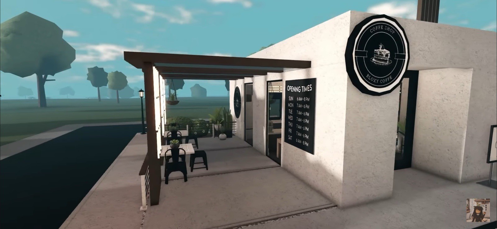 NO GAMEPASS MODERN CAFE BLOXBURG.CHECK DESCRIP.FAST BUILDER FOR AFFORDABLE PRICE