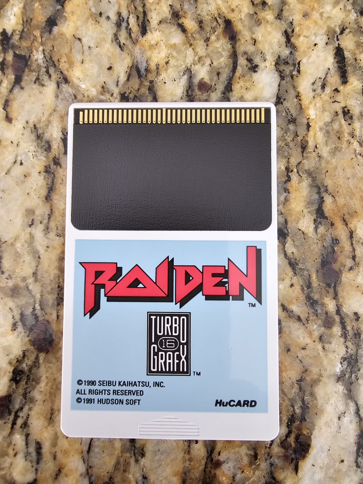 Raiden TurboGrafx-16 Case, Manual, HuCard *Great Condition*