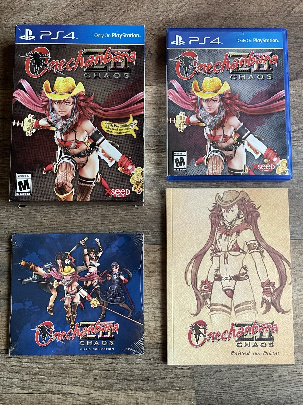 Onechanbara Z2: Chaos Banana Split Limited Edition PlayStation 4 PS4 Complete