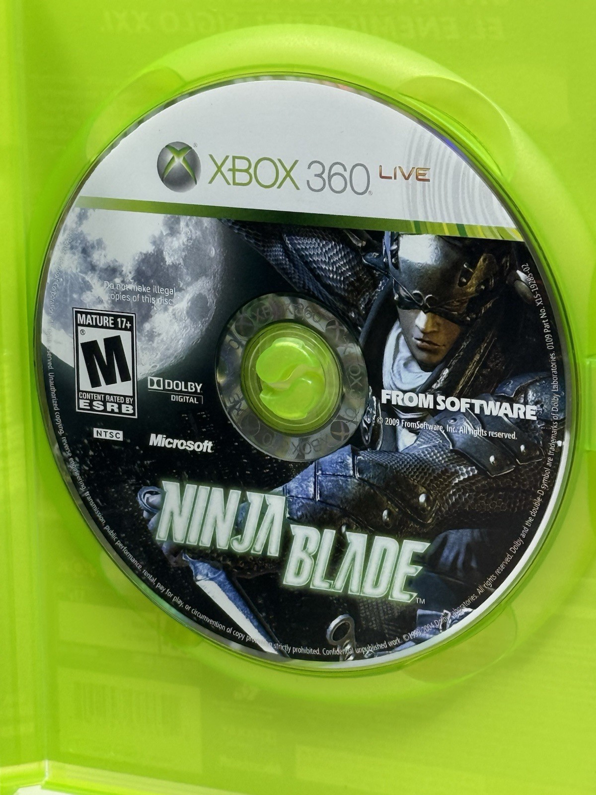 Ninja Blade Microsoft Xbox 360 Complete CIB Pristine Disc Authentic Tested Works