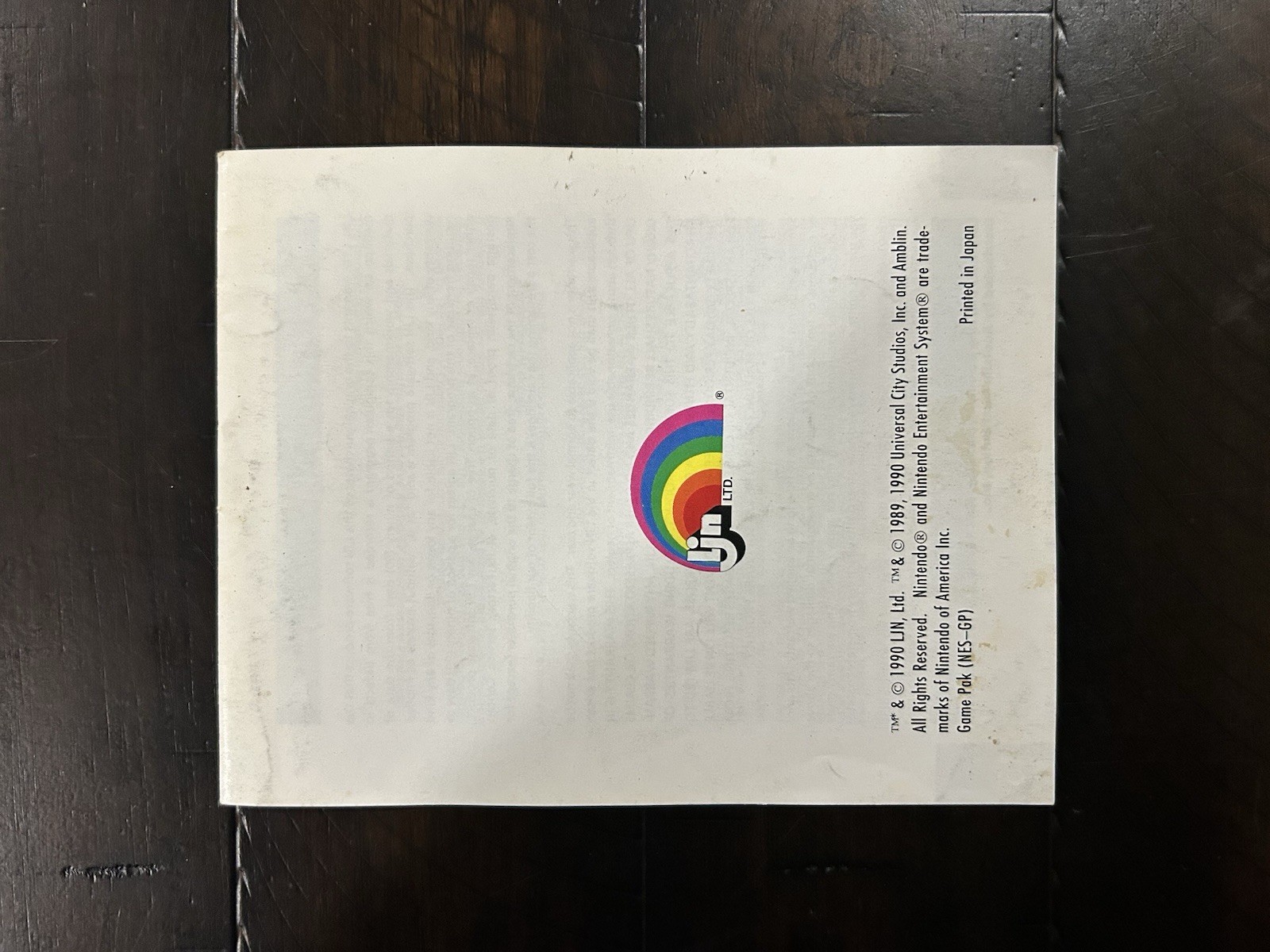 Back To The Future: Part II & III (Nintendo Entertainment System) – MANUAL ONLY