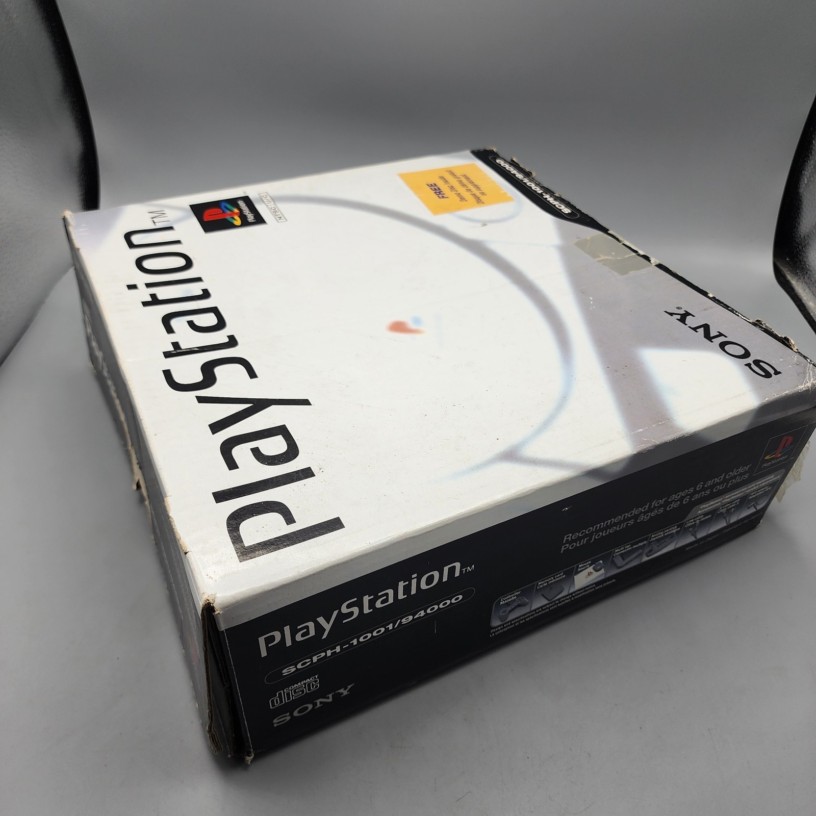 Sony PlayStation SCPH-1001 Console Box, Foam & Insert ONLY / No Console / READ