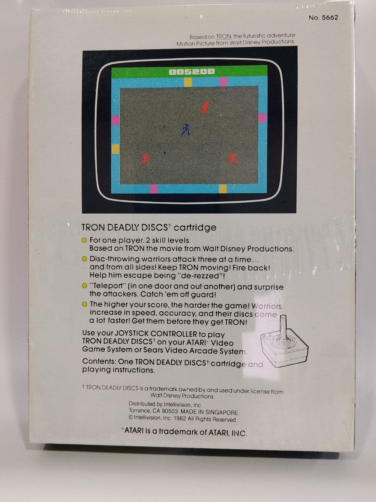 TRON Deadly Disc M-network Mattel Atari 2600 Mint Brand New Sealed