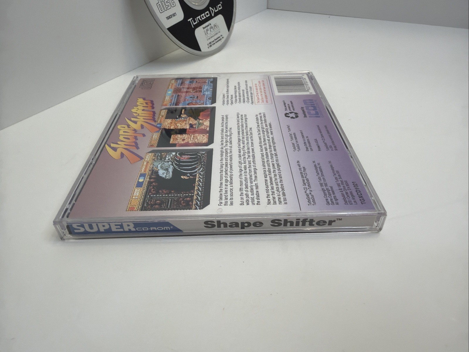 Shape Shifter TurboGrafx Super CD Turbo Duo Tested Complete CIB