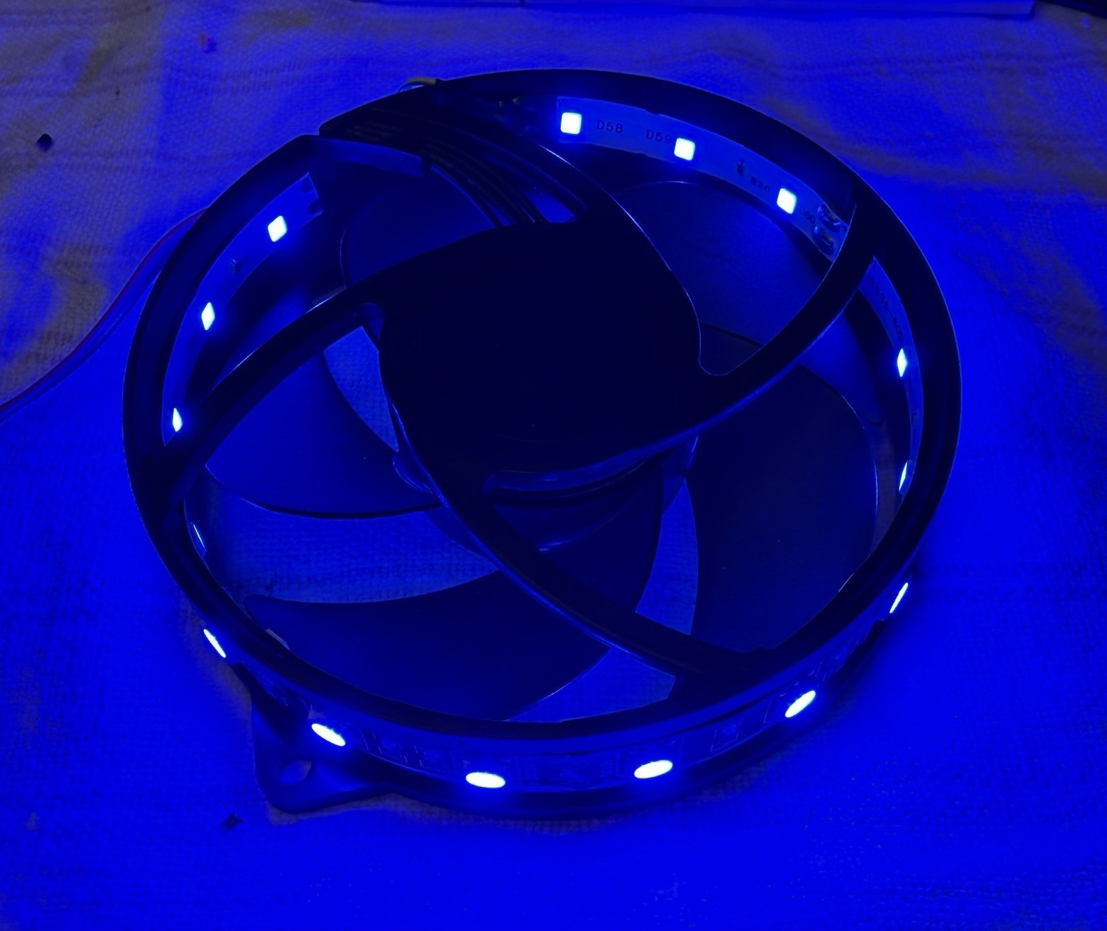 Xbox 360 Led Fan, or RGB LED App, Single Plug & Play LED FAN ONLY/Send In, Read