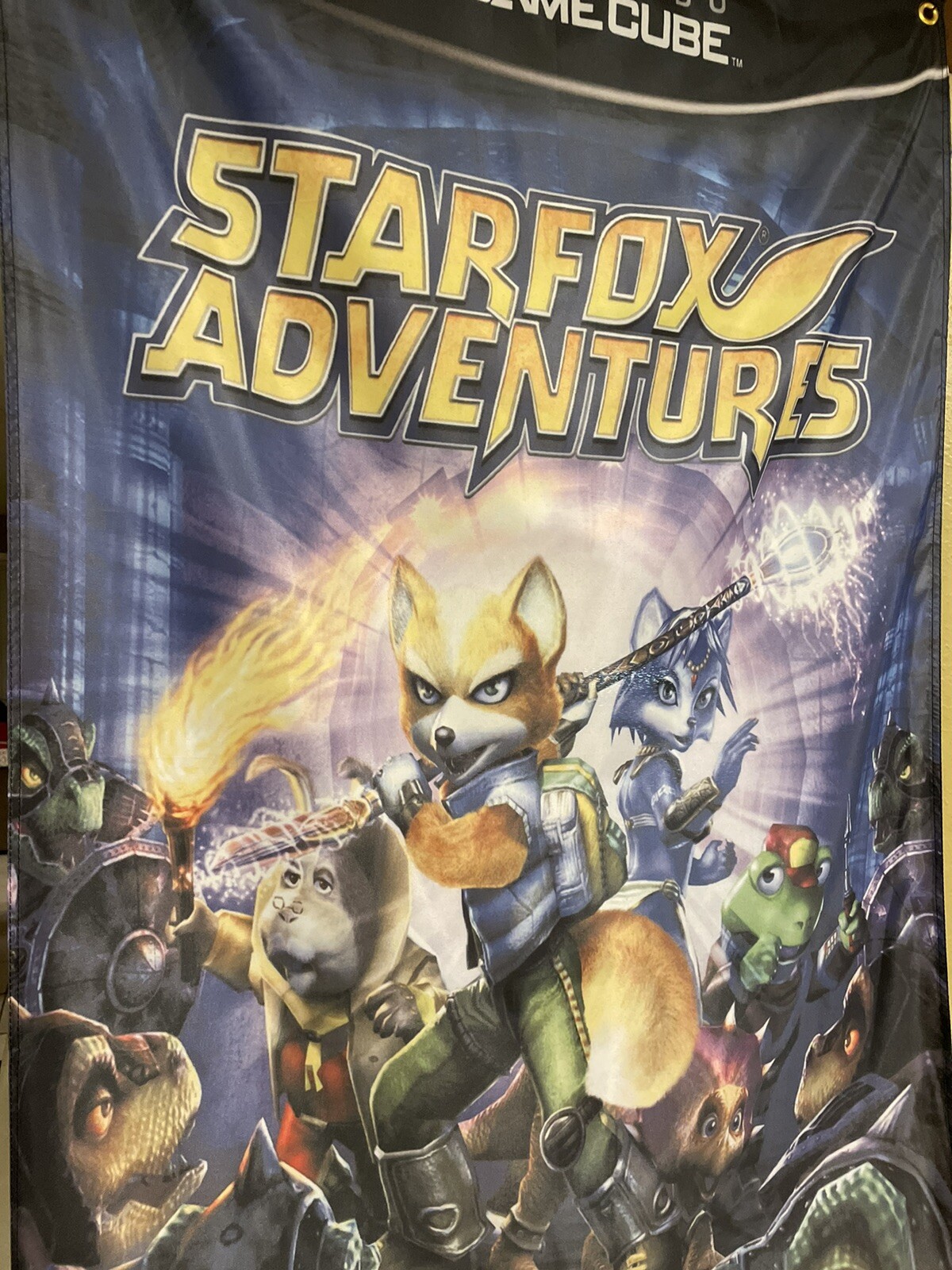 Starfox Adventures 5ft Flag Nintendo Gamecube 2002 Banner Poster