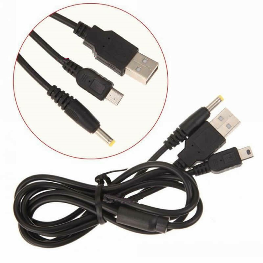 4ft 2 In 1 USB Data Charging Cable Charge Cord For PSP1000 PSP2000 PSP3000 b