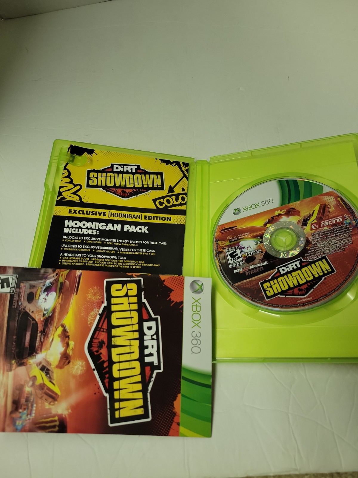 Dirt Showdown Microsoft Xbox 360 Exclusive Edition Complete CIB W/ Manual Tested
