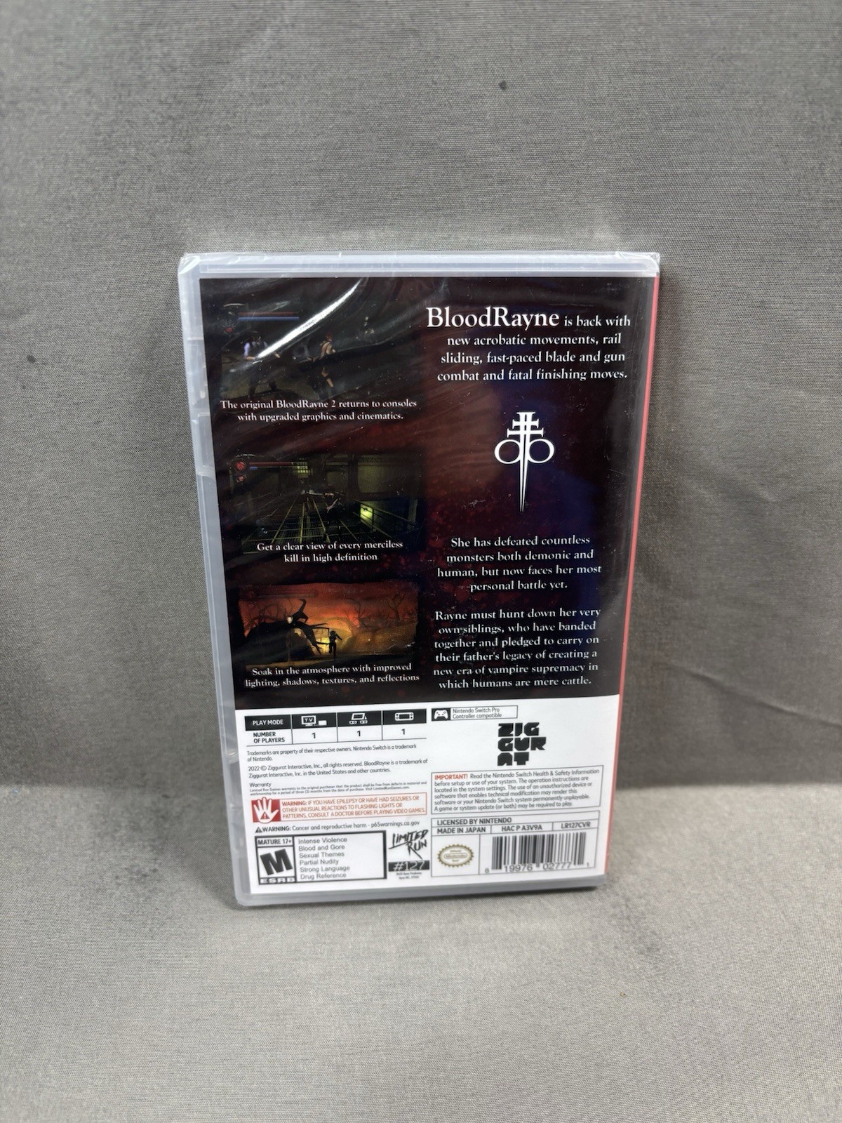 BloodRayne 2: ReVamped – Limited Run Games #127 – Nintendo Switch – New & Sealed