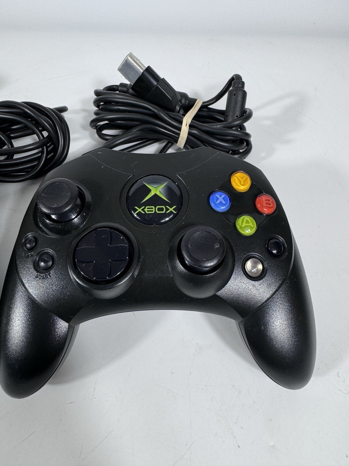 LOT OF 3 ORIGINAL XBOX OEM S TYPE CONTROLLER BLACK – Breakaway Cable
