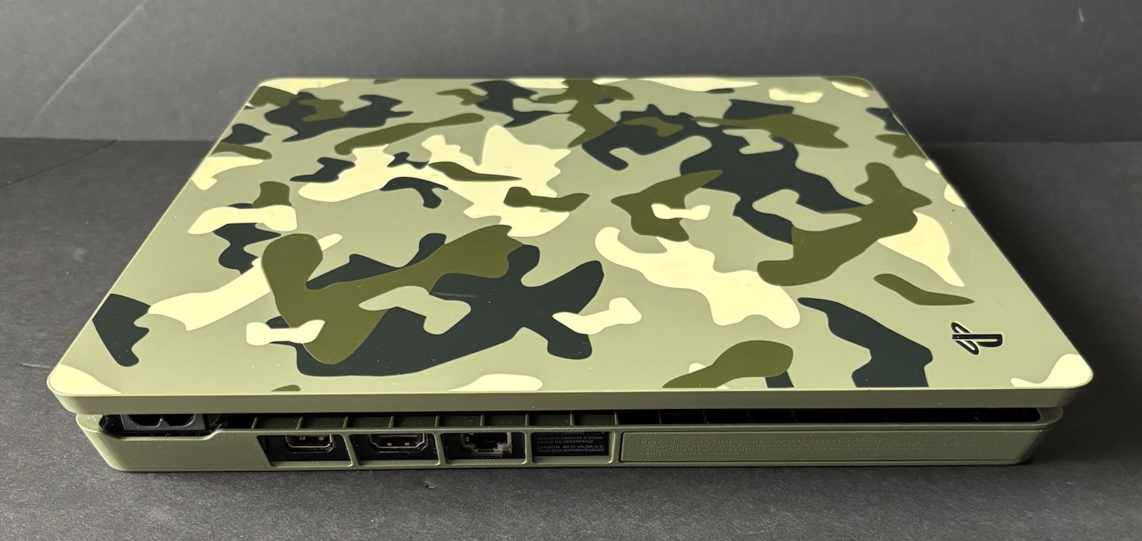 PS4 Slim Call of Duty WWII LE 1TB Green Camo Camouflage Tested with Games