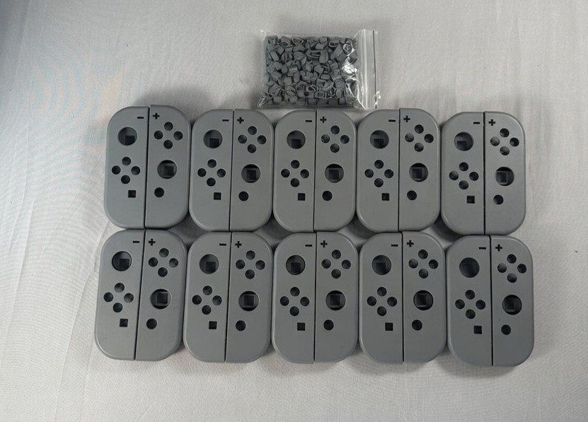 Genuine Official Nintendo Switch JoyCon Shells Bulk Lot 10 – Replacement Housing