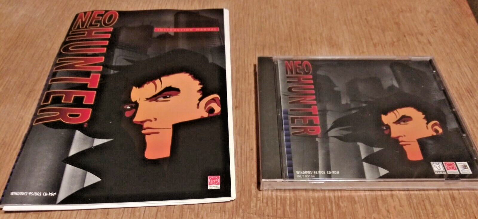 Neo Hunter PC CD-ROM 1996 Factory Sealed Virgin Anime Manual Orson Scott Card