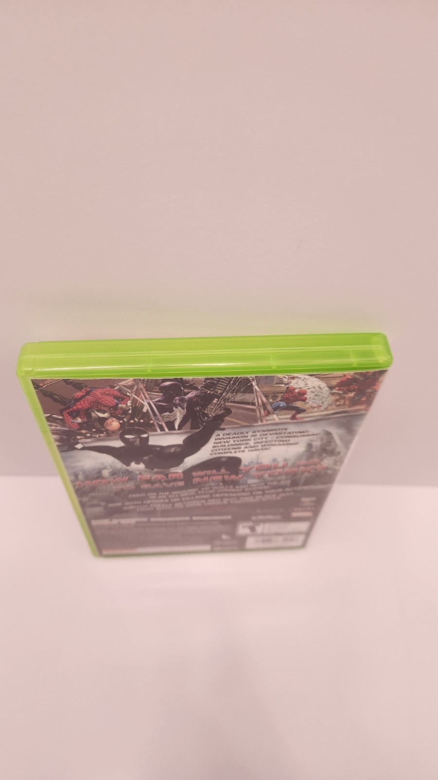 CASE ONLY Spider-Man: Web of Shadows (Microsoft Xbox 360, 2008) NO GAME DISC
