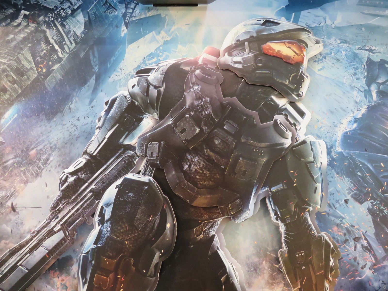 Halo 4 Master Chief Retail Store Promotional Countdown Display Standee GameStop