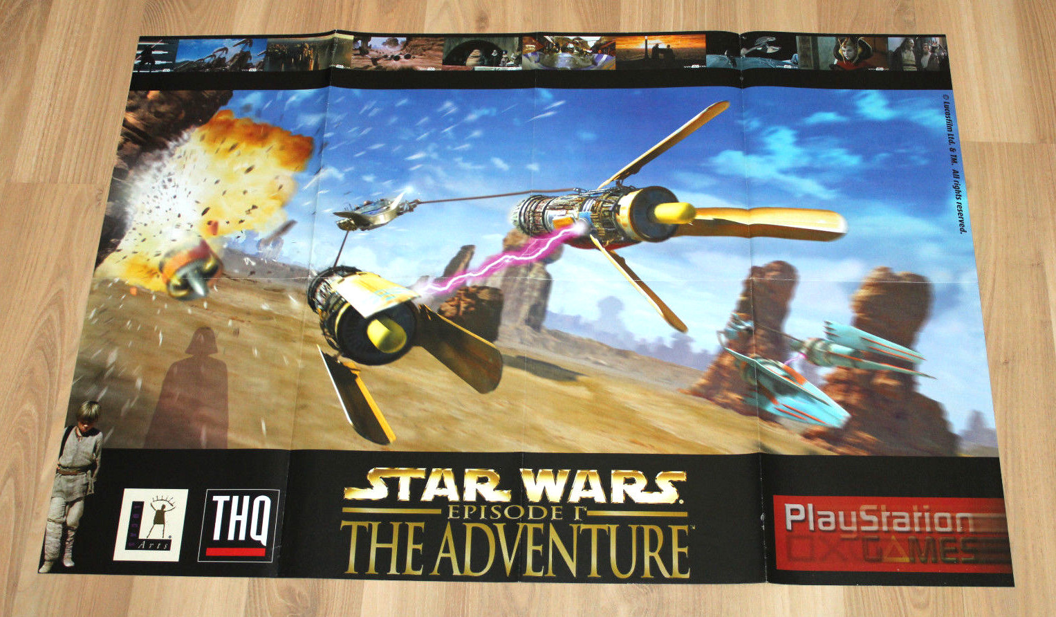 Star wars Episode I The Adventure / Saboteur 1999 Poster 56x80cm Playstation PS