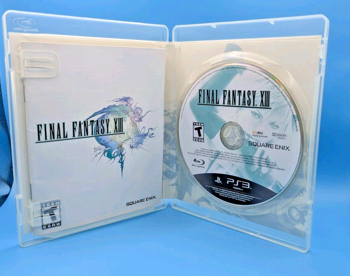 Final Fantasy XIII +Guide XIII-2 Novella Edition XIII-3 Returns PS3 Complete Set