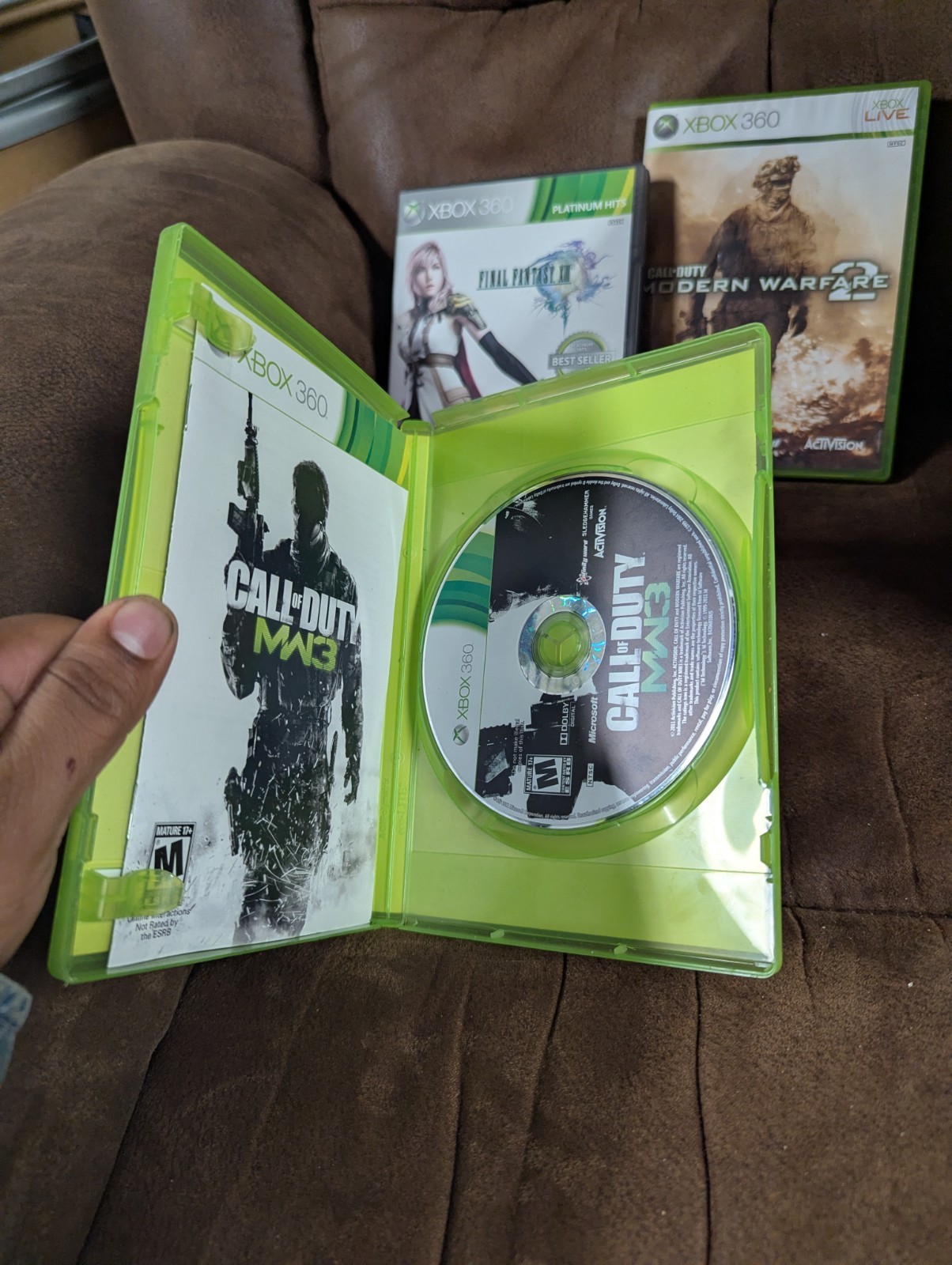 Microsoft Xbox 360 E 250GB Console Cables Bundle Games Tested
