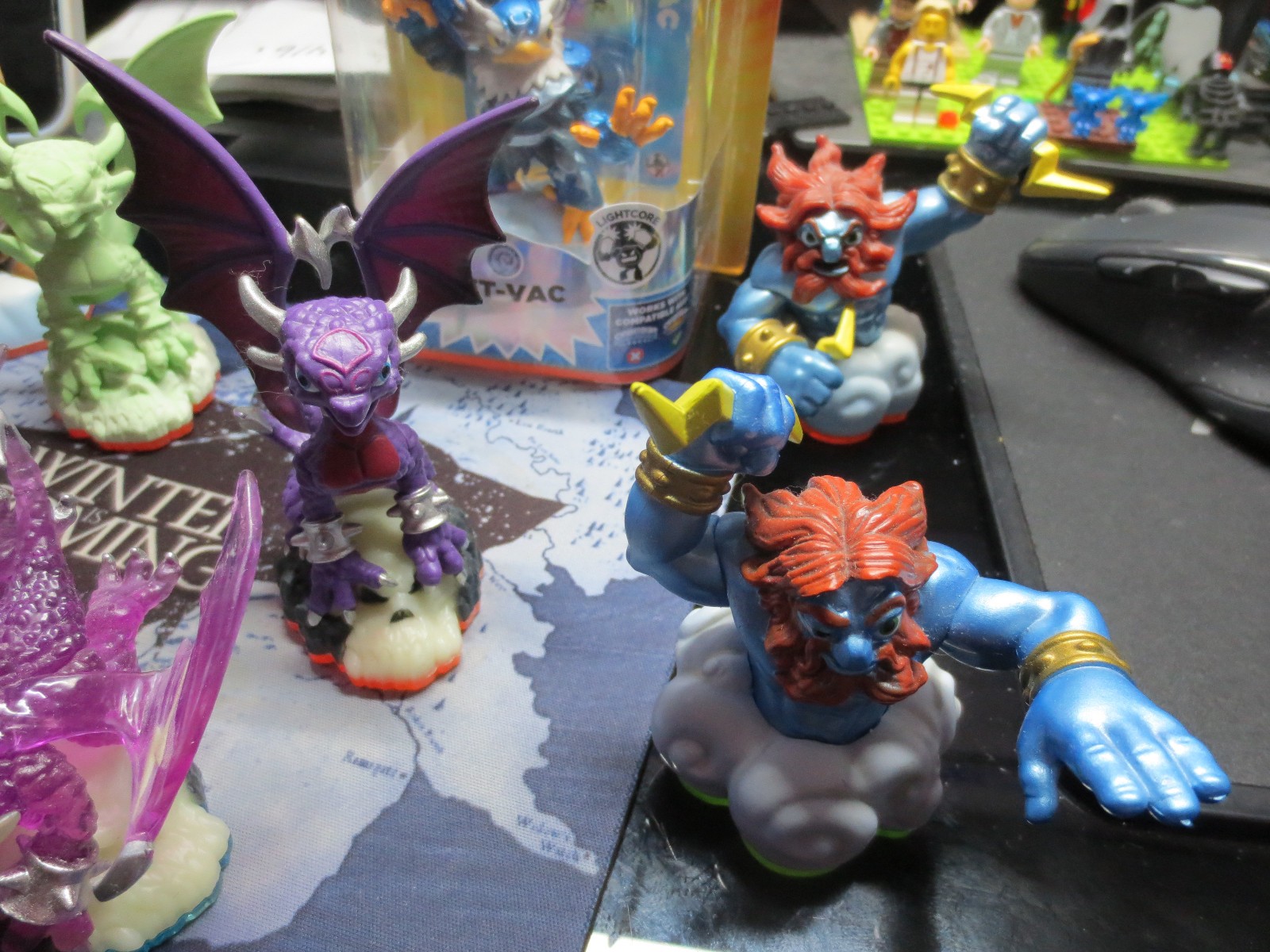 Skylanders SonicBoom And Cybder Glow in the Dark/FlashWing/MixLot