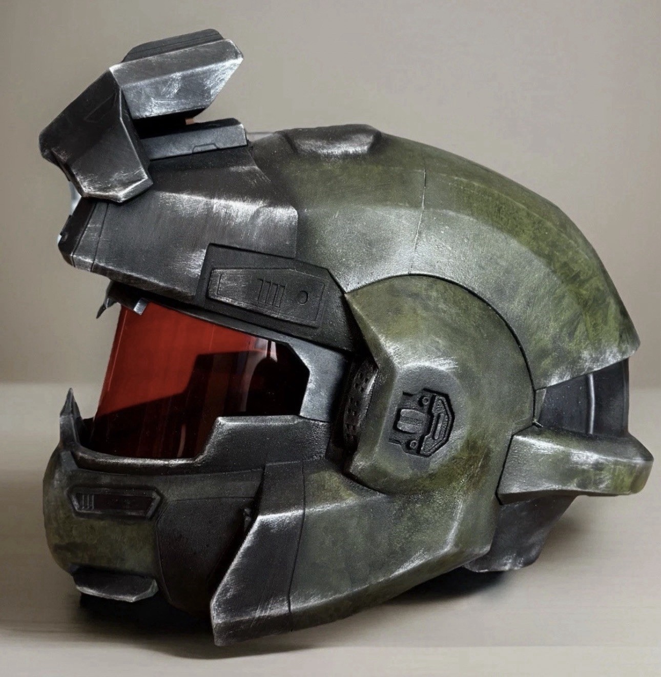 Halo Reach Jorge Helmet 3D Printed & Premade Orange Visor Adult