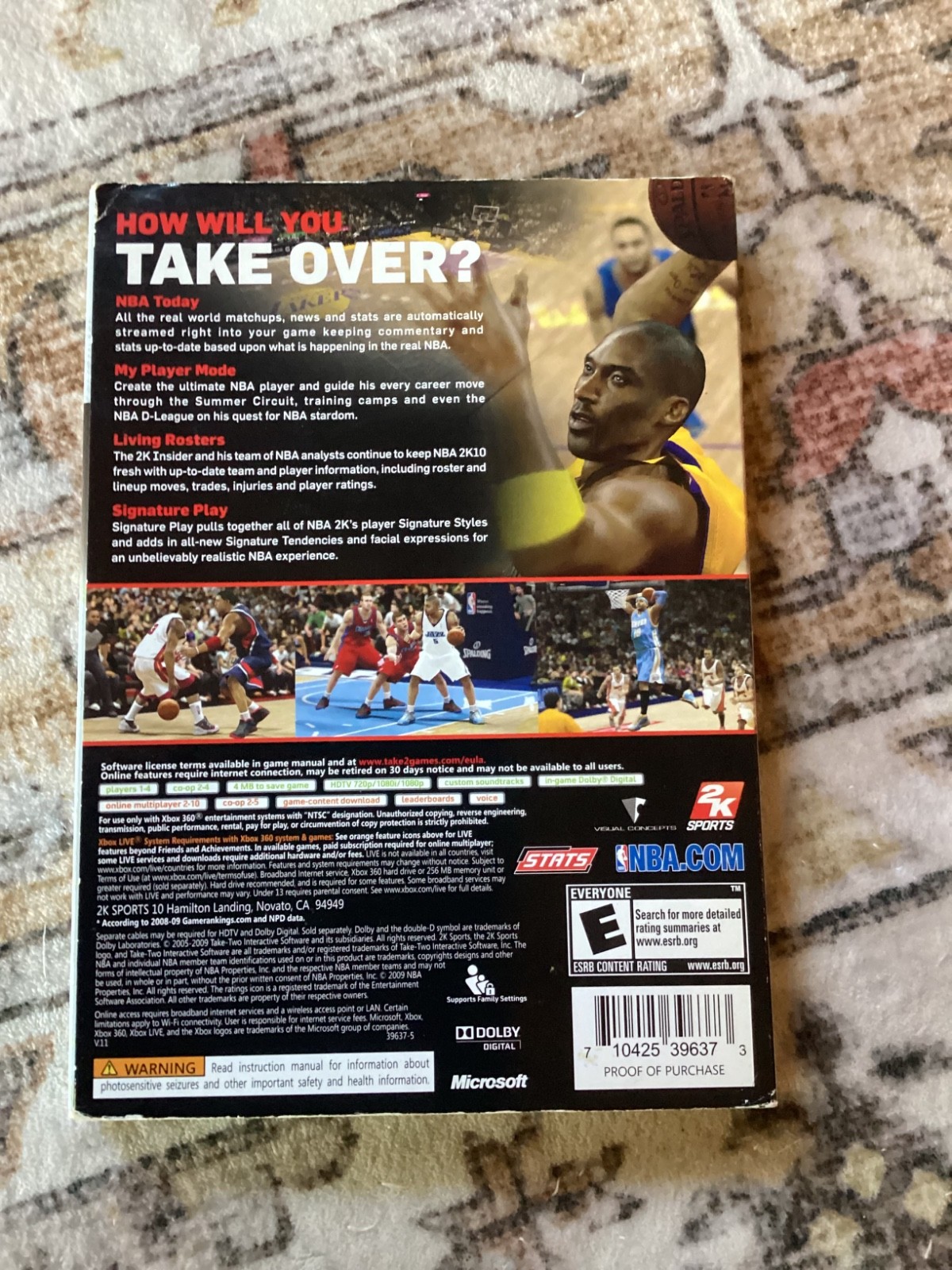 Xbox 360 Sports Lot of 7 Games Madden NBA 2K All Tested Working CIB