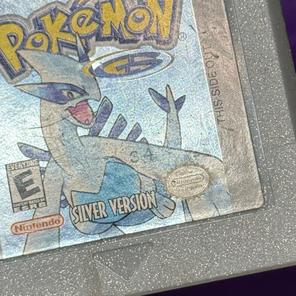 Pokemon Silver Gameboy Color [Authentic – New Save Battery] GBC Cartridge Only