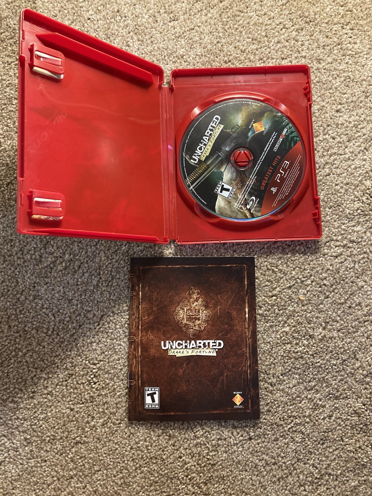 Uncharted 1, 2, & 3 Trilogy LOT (Sony PlayStation 3) RARE OOP COMPLETE IN BOX