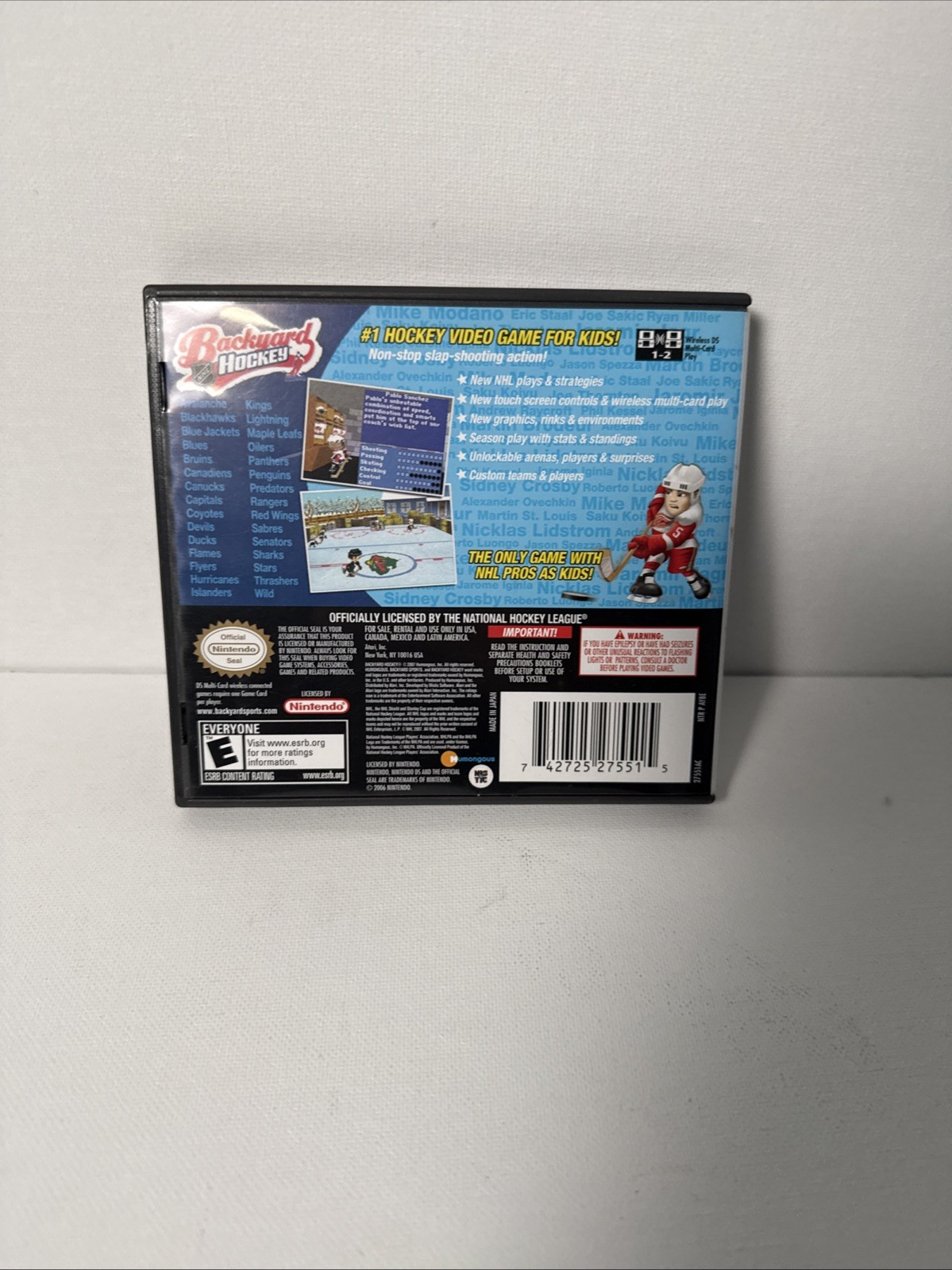 Nintendo DS Lite Console Bundle – Cobalt Blue – Tested Works – USG-001 Games