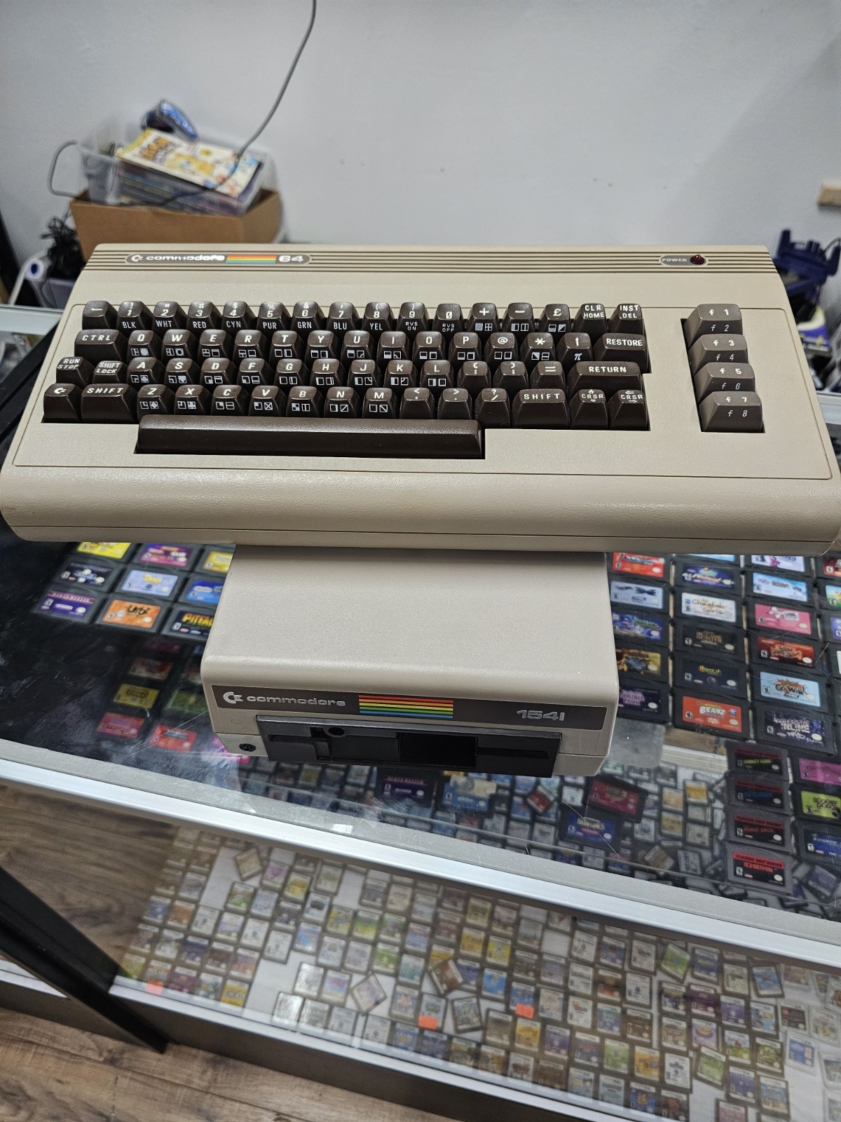 Commodore 64 Console Keyboard & 1541 Disk Drive