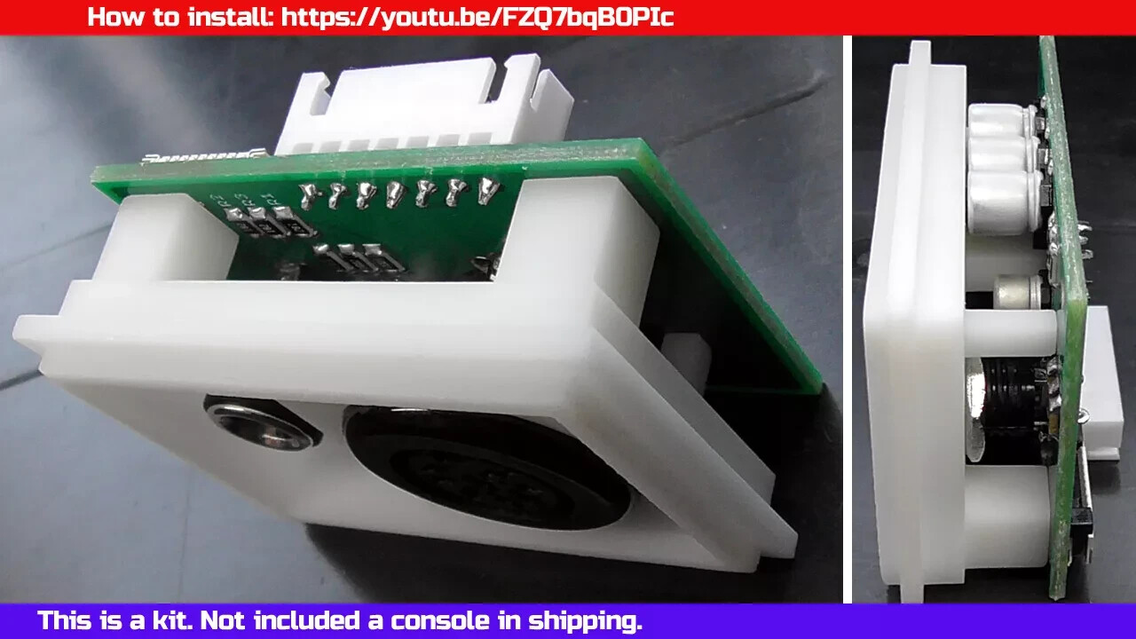 Assembly kit PC Engine Interface unit 3D print RGB panel install boards parts