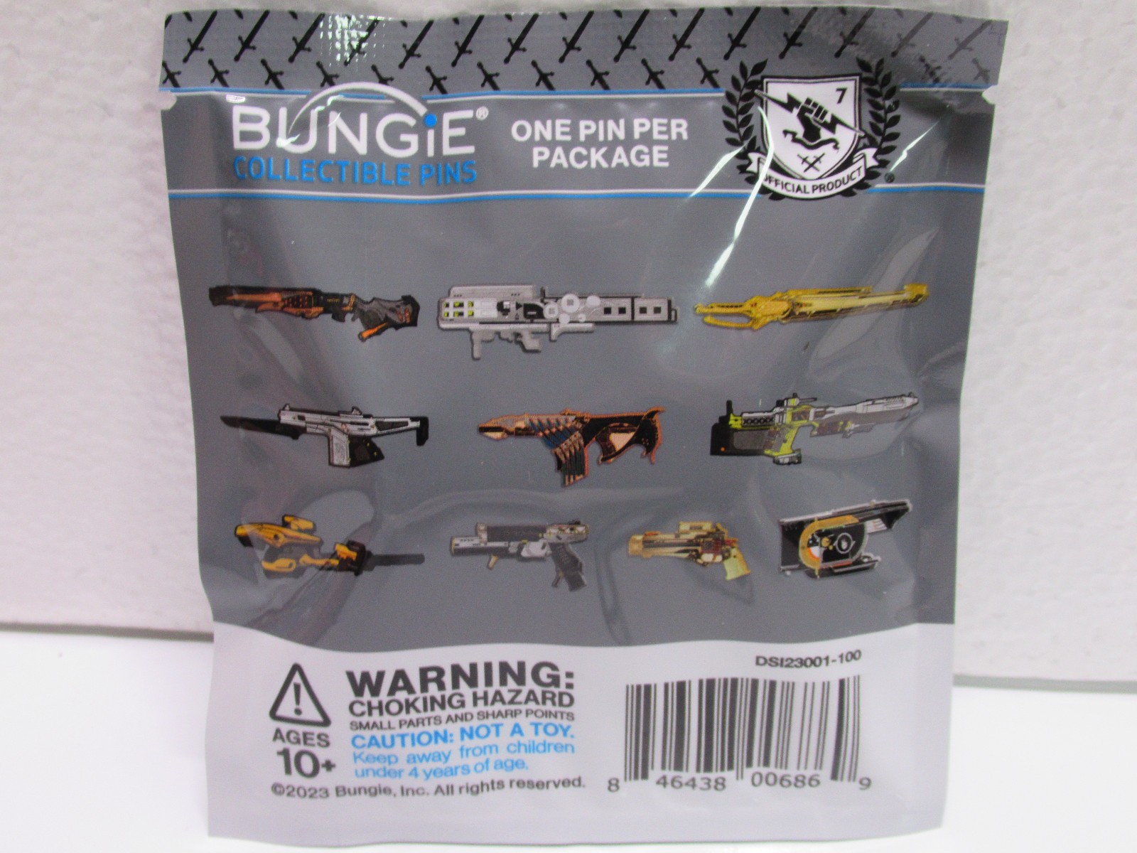 Destiny 2: The Armory Series 7 Exotic Weapon Collectible Pin (No Emblem)